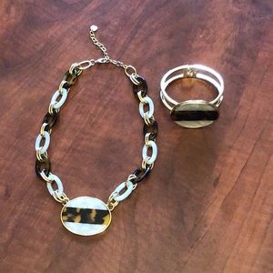 Necklace and cuff set from Talbots.